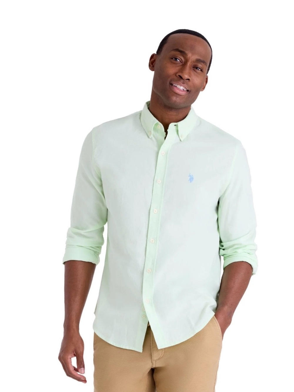 U.S. Polo Assn. Men's Oxford Woven Shirt